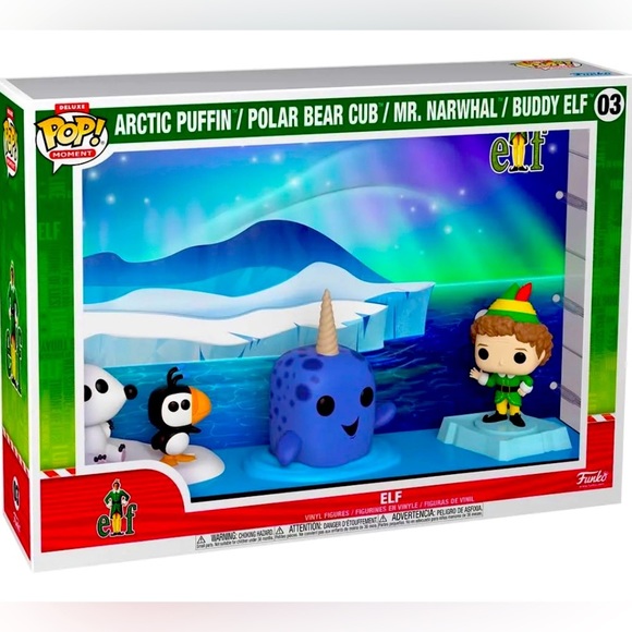 Funko Pop! Moment Deluxe: Elf - Narwhal Scene Vinyl Figures - Picture 1 of 3